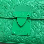 LV S Lock Messenger Green Bag 22x18x8cm - 2