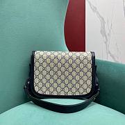 Gucci 1955 Horsebit Black Shoulder Bag Size 25 x 18 x 8 cm - 5