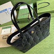 Gucci Matelassé Leather Black Tote 38x28x14cm - 4