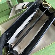 Gucci Matelassé Leather Black Shoulder Bag 26x17.5x8cm - 4