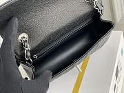 Chanel Flap Bag Caviar Black SHW Size 20 cm  - 3