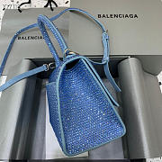 Balenciaga Hourglass Blue 23x10x14cm - 4