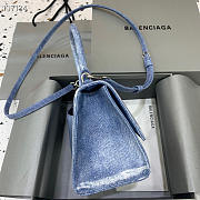 Balenciaga Hourglass Denim 23x10x14cm - 3