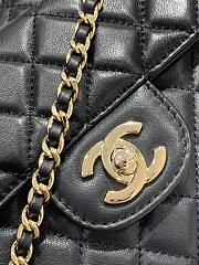 Chanel Heart Chain Bag Black 18x16.5x6.5cm - 2