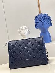 LV Coussin Navy Blue 26x20x12cm - 3