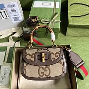 Gucci Small Top Handle Bag With Bamboo 675797 Size 21 x 15 x 7 cm - 1