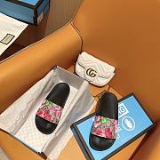 Gucci flower slipper - 3