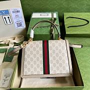 Gucci GG Ophidia Handbag Beige 25x17.5x7cm - 4