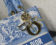 Dior Lady D-lite Blue 24x20x11cm - 2