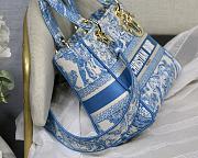 Dior Lady D-lite Blue 24x20x11cm - 3