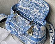 Dior Lady D-lite Blue 24x20x11cm - 4