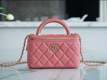 Chanel Vanity Handle Pink 17x9.5x8cm