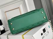 Chanel Coco Handle Green Cavier Gold Hardware 24x14x10cm - 5