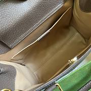 Gucci Tote Bag With Bambo Handle 498110 Size 27 X 19 X 10.5 cm - 3