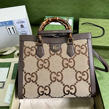 Gucci Tote Bag With Bambo Handle 35x30x14cm