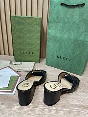 Gucci Black Slide Sandal - 4