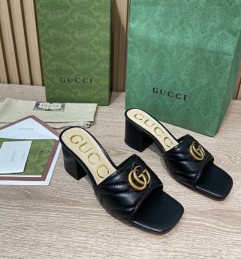 Gucci Black Slide Sandal