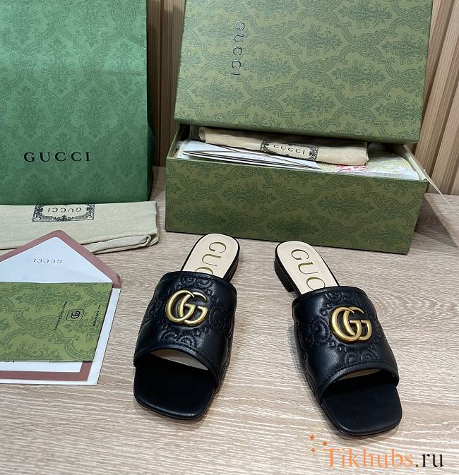 Gucci Black Slide - 1