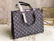 LV Onthego MM Black 35x27x14cm - 6