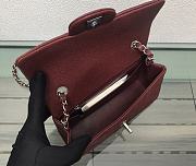 Chanel Flap Bag Small Wine Red 20cm - 5