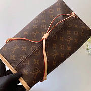 Louis Vuitton Neverfull Shopping Bag M40995 Monogram With Apricot - 4