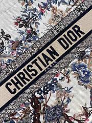 Dior Large Book Tote Jardin d'Hiver Embroidery 42x35x18.5cm - 6