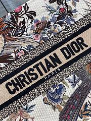 Dior Book Tote Small Jardin d'Hiver Embroidery 26.5x21x14cm - 2