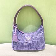 Prada Re-edition Satin Purple 22x17x6cm - 1