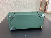 Celine Micro Luggage Smooth Calfskin Dune Green 26cm - 5