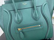 Celine Micro Luggage Smooth Calfskin Dune Green 26cm - 2