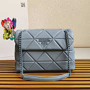 Prada Spectrum Shoulder Bag Grey Size 27x9x18.5cm - 1