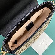 Gucci Canvas Marmont Mini Top Handle Bag 21x8x15cm - 6