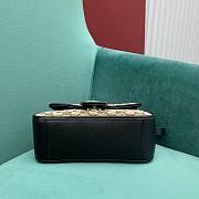 Gucci Canvas Marmont Mini Top Handle Bag 21x8x15cm - 4