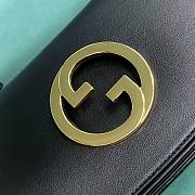 Gucci Mini Blondie Shoulder Bag Black 21x5x12cm - 3