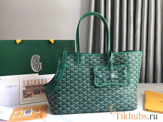 GOYARD Pet Carry bag Green 33.5x27x15cm - 1