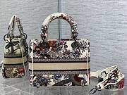 Dior D-lite Ecru Multicolor Jardin d'Hiver 24x12x20cm - 3