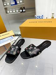 LV Revival Flat Mule Black  - 5