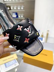 LV Revival Flat Mule Black  - 4