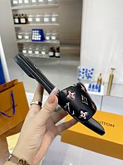 LV Revival Flat Mule Black  - 3