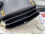 Chanel Flap Bag Lamskin Black 26x16x10cm - 4