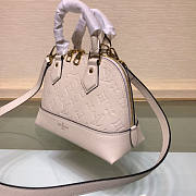 LV Neo Alma BB Monogram Empreinte Cream Leather M44858 Size 25 x 18 x 12 cm - 6