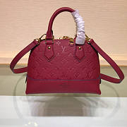 LV Neo Alma BB Monogram Empreinte Red Leather M44858 Size 25 x 18 x 12 cm - 3