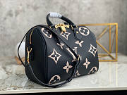 LV Speedy Black White 25x19x15cm - 5