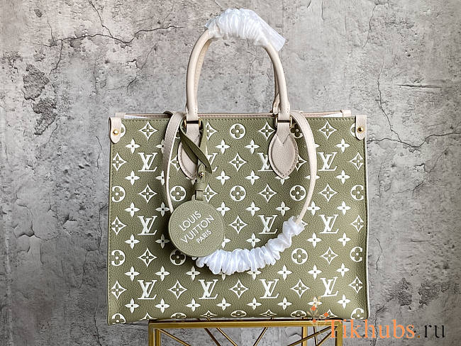 LV Onthego Green Size 35 x 27 x 14 - 1