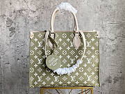 LV Onthego Green Size 35 x 27 x 14 - 1