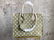 LV Onthego Green Size 35 x 27 x 14 - 3