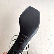 YSL Nuit Sandals White Heel 5.5cm - 3