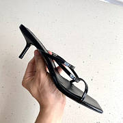 YSL Nuit Sandals Black Heel 5.5cm - 5