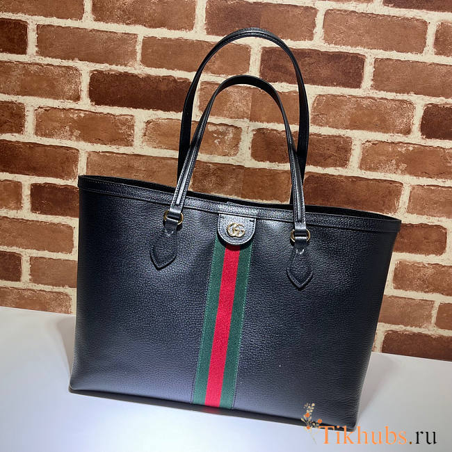 Gucci Ophidia Medium Tote Black 38x28x14cm - 1