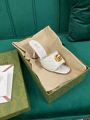 Gucci Double G Slide Sandal White - 4